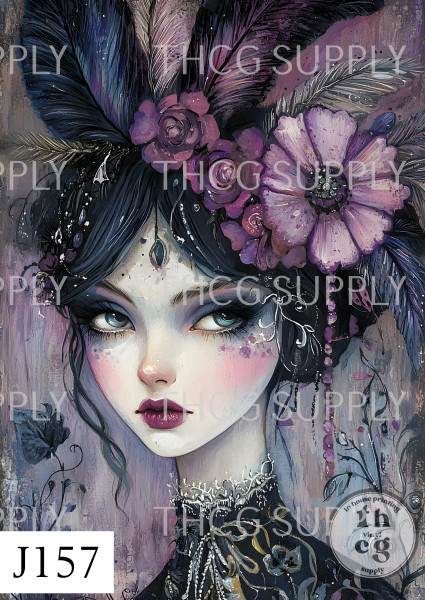 Journal Panel - J157 Mauve Victorian