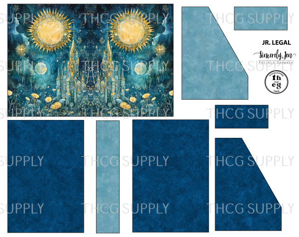 Cut and Sew - Moondance Template JR Legal J134 Ethereal Midnight Enchantment