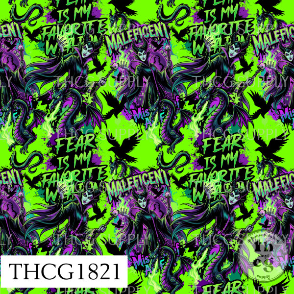 THCG1821 Maleficent Green
