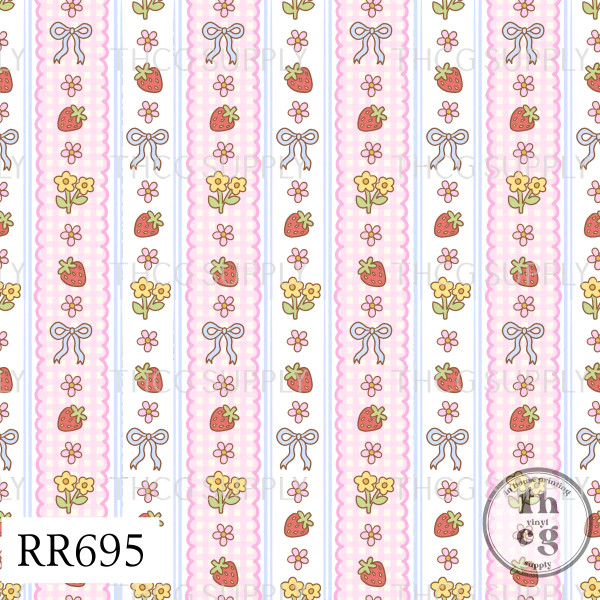 RR695 Spring Floral transparent