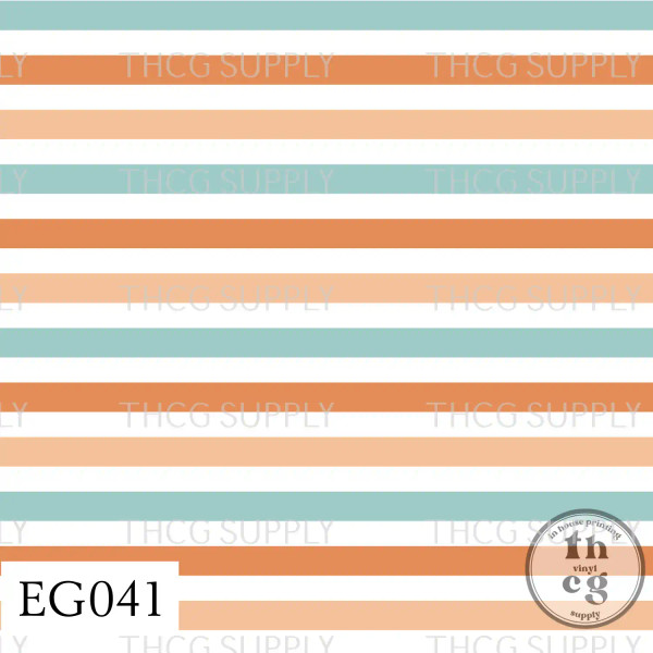 EG041 Pumpkin Stripes