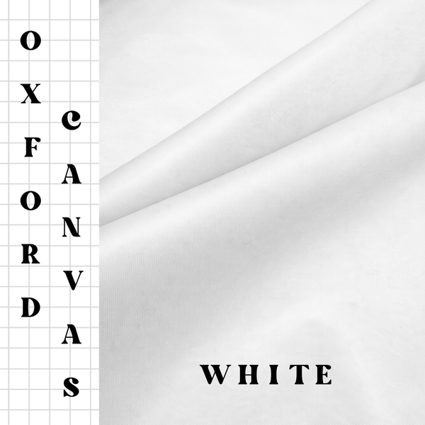 Oxford 600D Waterproof Canvas - White