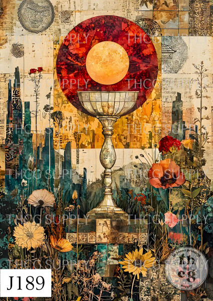 Journal Panel - J189 Whimsical Folklore Cup