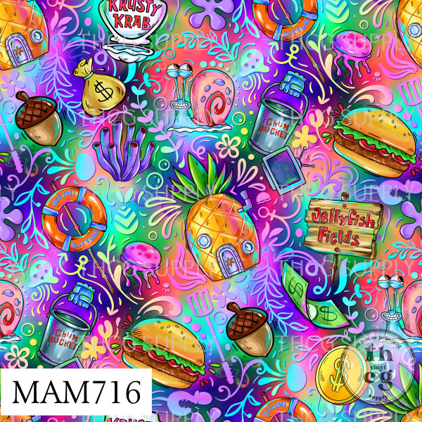 MAM716 Bob cord Purple