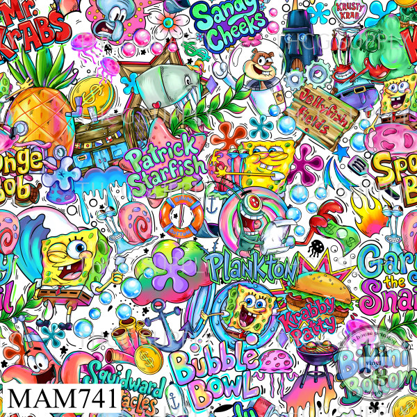 MAM741 Sponge and Friends Mash White