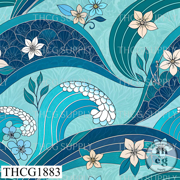 THCG1883 Waves   and Florals