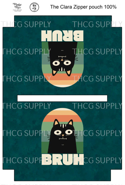 Cut and Sew - Clara Zipper Pouch Bruh