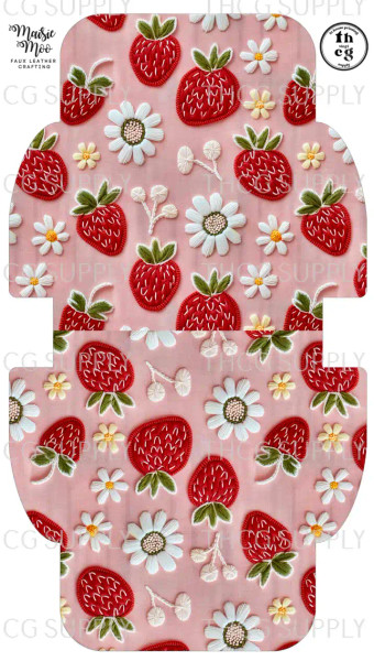 Cut and Sew - Kallie Purse BAD098 Strawberries