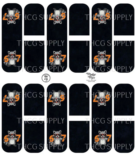 Cut and Glue -  Maisie Moo Bookmarks Racoon 67