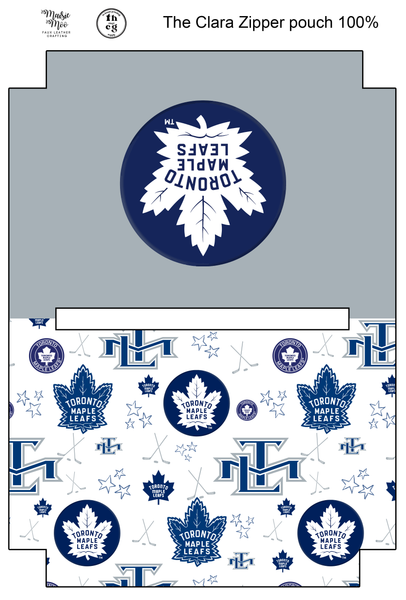 Cut and Sew - Clara Zipper Pouch JCD018 Maple