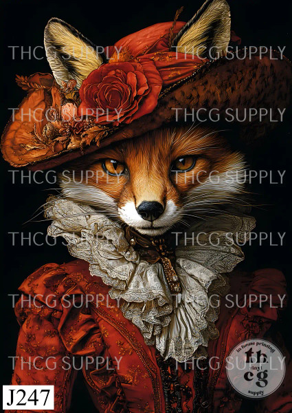 Journal Panel -J247 Anthro Fox