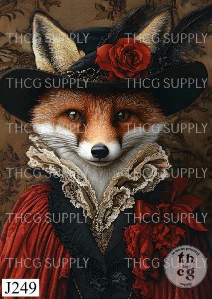 Journal Panel -J249 Anthro Fox