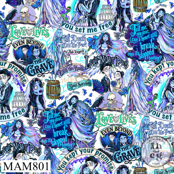 MAM801 Corpse Bride White