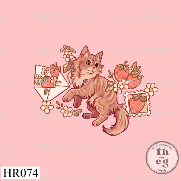 Panel -  HR074 Coquette Kitty Pink