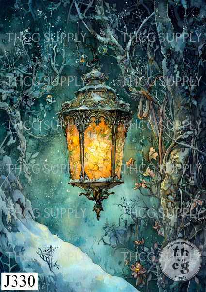 Journal Panel -J330 Ethereal Midnight Lantern