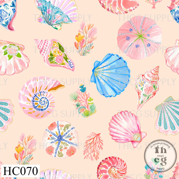 HC070 Pretty Shells peach