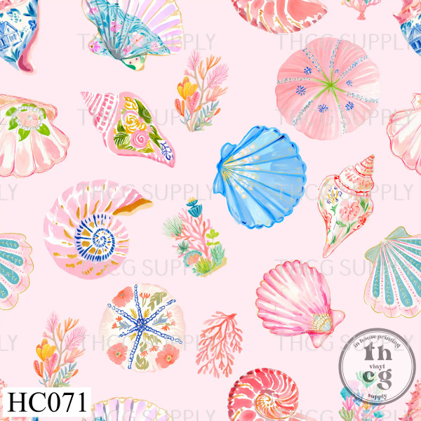 HC071 Pretty Shells Pink