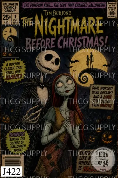 Journal Panel -J422 NIGHTMARE BEFORE CHRISTMAS