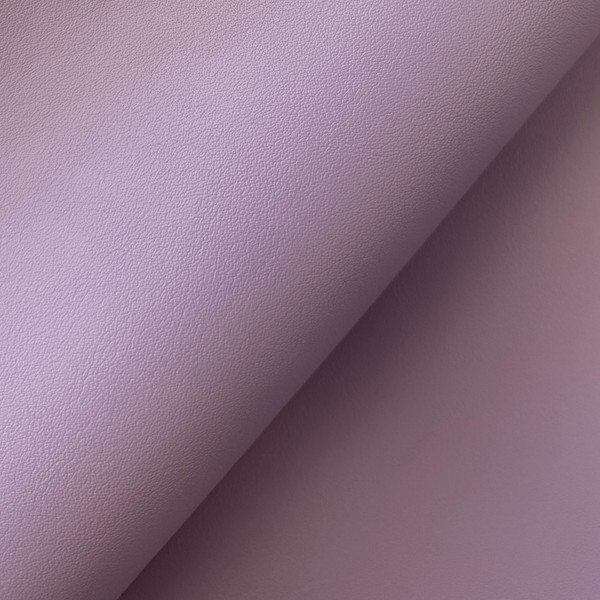 Starburst Petals  Solid Faux Leather Vinyl - Smoked Lavender