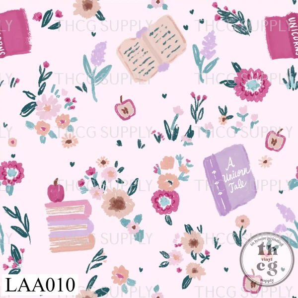 LAA010 A unicorn tale pink