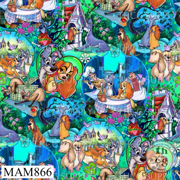 MAM866 Lady and the Tramp Green