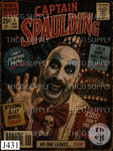 Journal Panel -J431 CAPTAIN SPAULDING COMIC