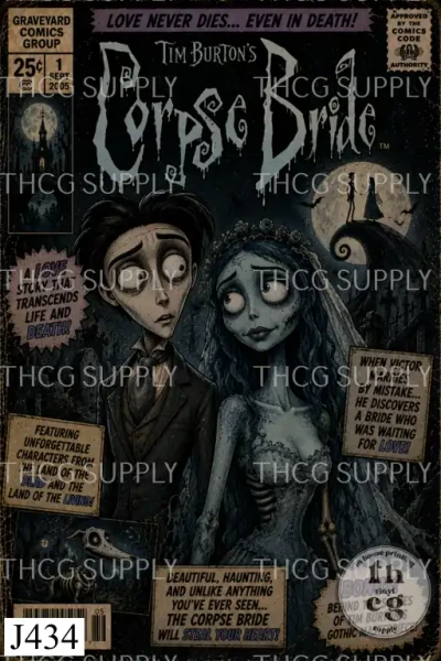 Journal Panel -J434 CORPSE BRIDE COMIC