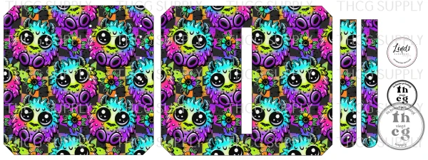 Cut and Sew - Purse Pal TIID014 Fluff Monster