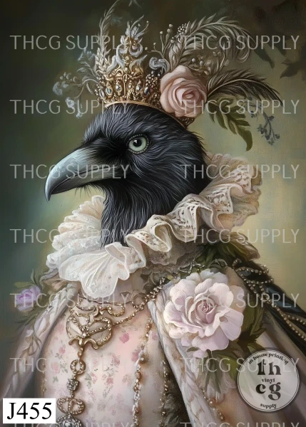 Journal Panel -J455 Royalty Crow