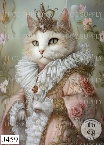 Journal Panel -J459 Royalty Cat