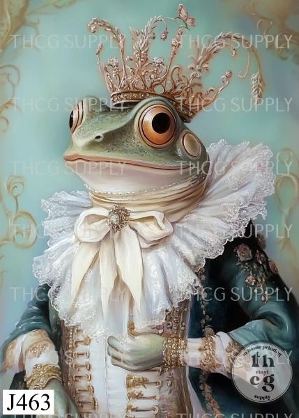 Journal Panel -J463 Royalty Frog