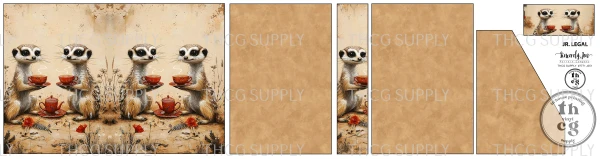 Cut and Sew - Moondance Template JR Legal J351 Whimsical Desert meerkats