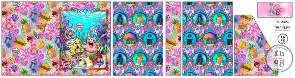 Cut and Sew - Moondance Template JR Legal MAM Spongebob 1
