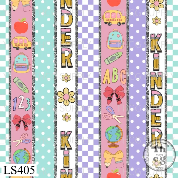 LS405 School Strips - Kinder