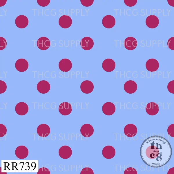 RR739 Periwinkle Dots