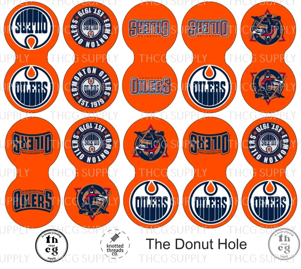 Cut and Sew - The Donut Hole - O hockey orange
