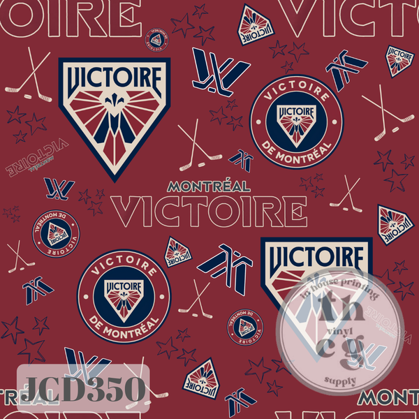 JCD350 Mtl Hockey Burgundy