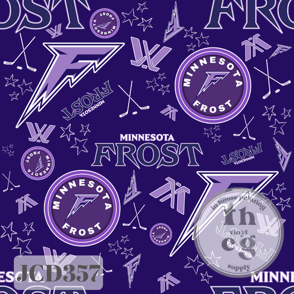 JCD357 Frosty Hockey Purple