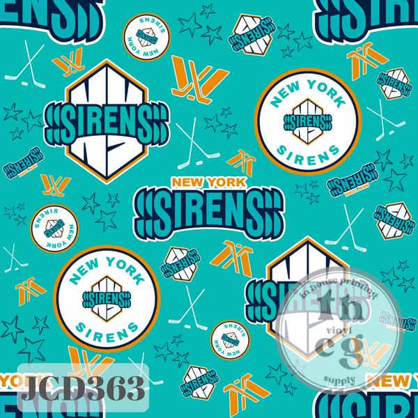 JCD363 NY Hockey Teal