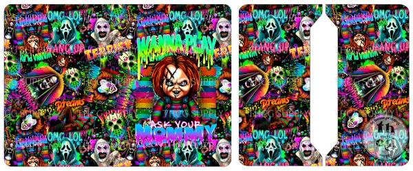 Cut and Sew - Passport Cover - Chucky Splatter