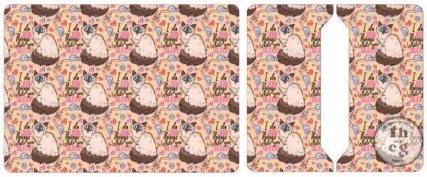 Cut and Sew - Passport Cover -THCG1222 I do bad things
