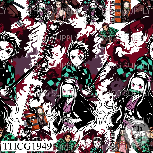 THCG1949 Demon slayer Transparaent