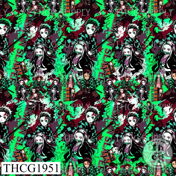 THCG1951 Demon slayer  Green