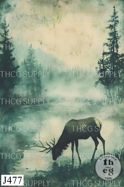 Journal Panel -J476 Lost in the woods Moose