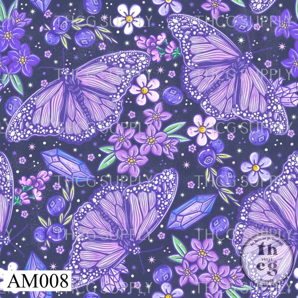 AM008 Blueberry Butterflies