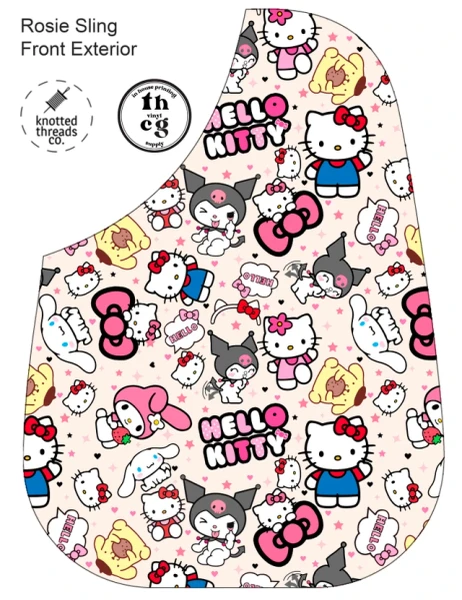 Retail - Rosie Sling Panel BP078 Hi Cats Smooth Vinyl (FLAW)