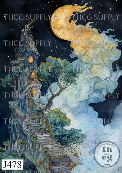 Journal Panel -J478 Astral Dreams Treehouse