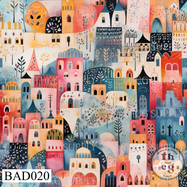 BAD020 Bohemian village
