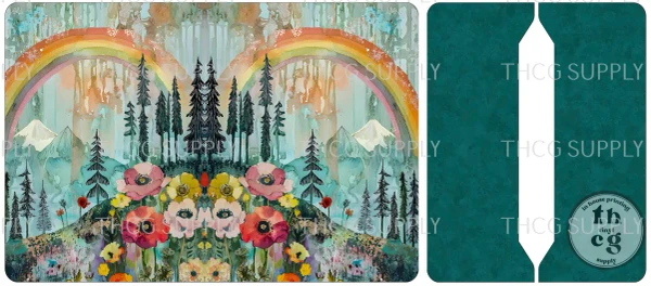 Cut and Sew - Mini Notebook Cover J326 Pastel Whimsy Rainbow