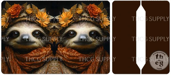 Cut and Sew - Mini Notebook Cover J470 Anthro Animal Sloth